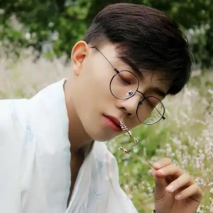 文艺范汉服男生头像唯美古风真人头像