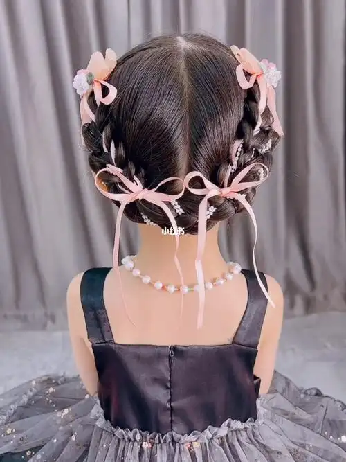 78田园风小公主盘发教程