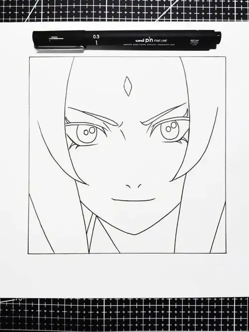 99火影忍者动漫手绘—纲手73"有形的东西迟早会凋零,但只有回忆是