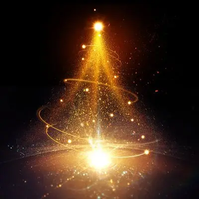 黄色炫光光效ps素材