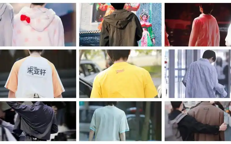 宋亚轩少年的后背日渐宽厚看背影就知道是个帅哥