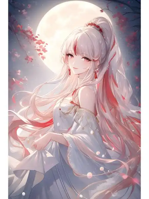 升级版的白发红瞳,有点偏古风的感觉,不过,我真的好喜欢93#ai