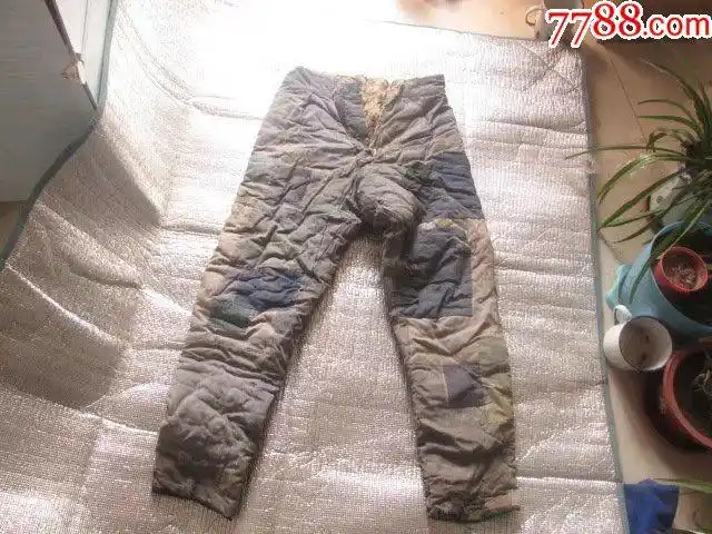 怀旧民国老补丁棉裤