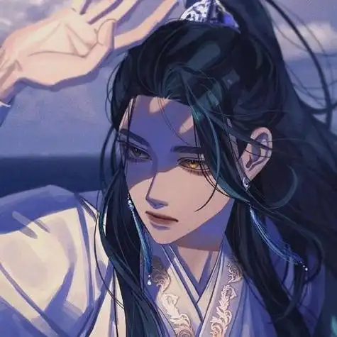 一期古风插画男生头像