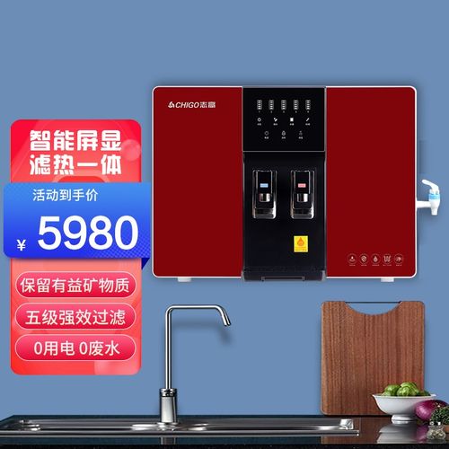 志高(chigo) 净水器家用直饮台式净水机速热净饮一体机 hr101大屏