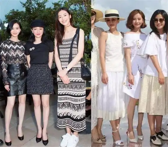 但其实刘诗诗并不是这样的小高个,虽然百度身高有165,但从很多合照