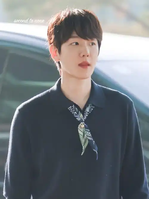 边伯贤机场生图##边伯贤