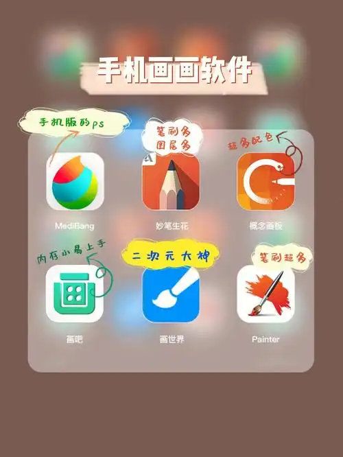 手机也能画画了6款手机软件分享