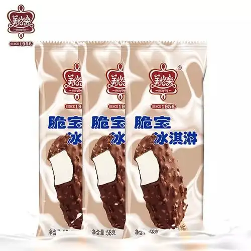 美怡乐经典脆宝冰淇淋炭烧咖啡奶酪雪糕冰棍牛奶巧克力脆皮 经典脆宝