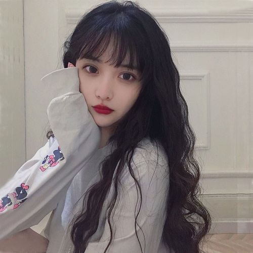 女长卷发软妹lolita圆脸自然黑色蛋卷头时尚韩式发型全头套式优惠券