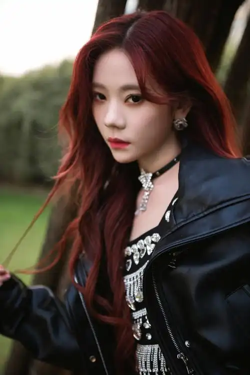 张紫宁超话皮衣搭配碎钻细闪,在酷飒中展示不一样的舞台.