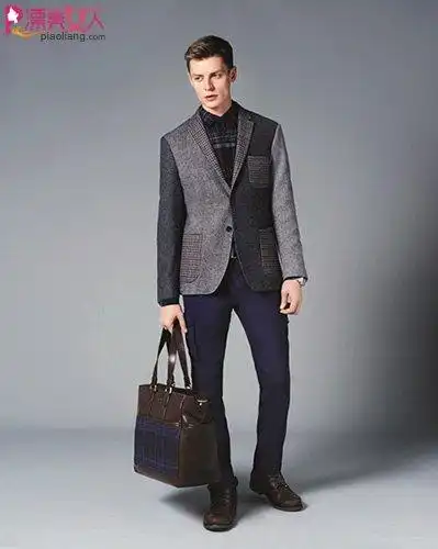 品学习欧美男生西装搭配轻松穿出休闲质感