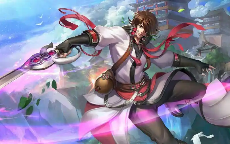 王者荣耀李白卡通图片,王者荣耀卡通图片李白-图片大观-奇异网