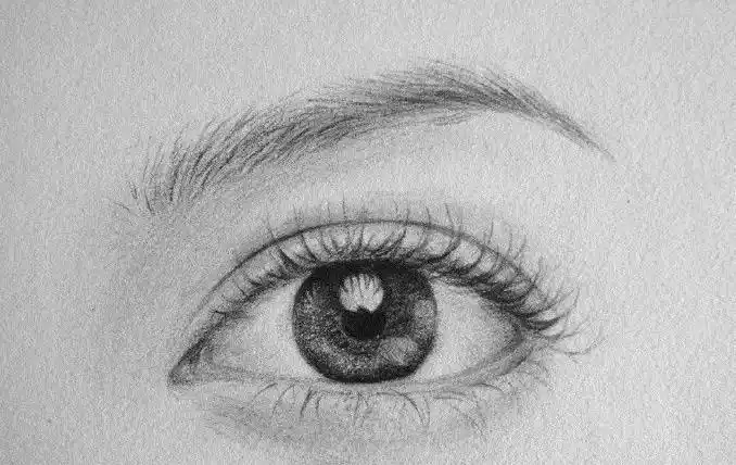 素描眼睛怎么画?零基础学素描五官教程