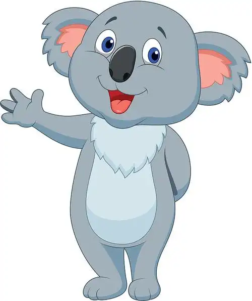 卡通可爱的考拉