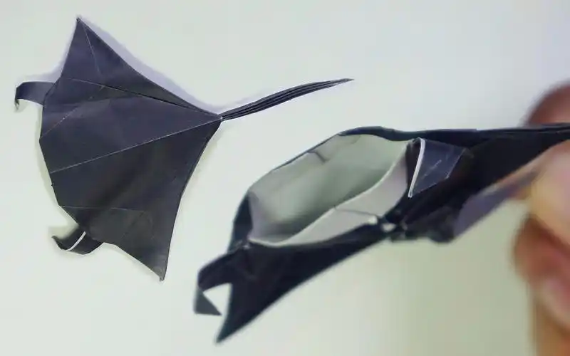 教你折纸-鬼蝠魟 (youtube搬 )