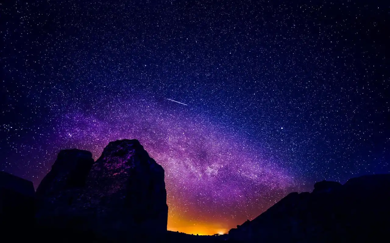 好看夜景璀璨星空唯美意境图片电脑桌面壁纸 第二辑高清大图预览1920x