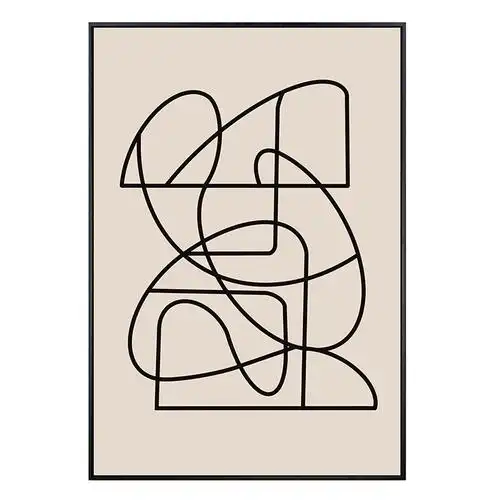 现代简约抽象装饰画北欧黑白线条挂画客厅餐厅卧室现代装饰画