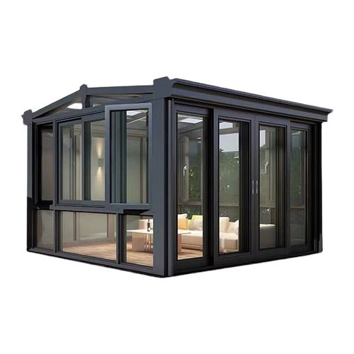 献瑜别墅铝合金玻璃房阳光房定制断桥铝门窗钢化玻璃封阳台露台雨棚