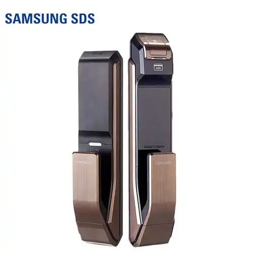 三星(samsung)指纹锁shs-p718咖啡棕