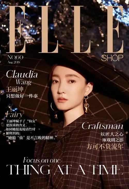 王丽坤时尚杂志封面大片