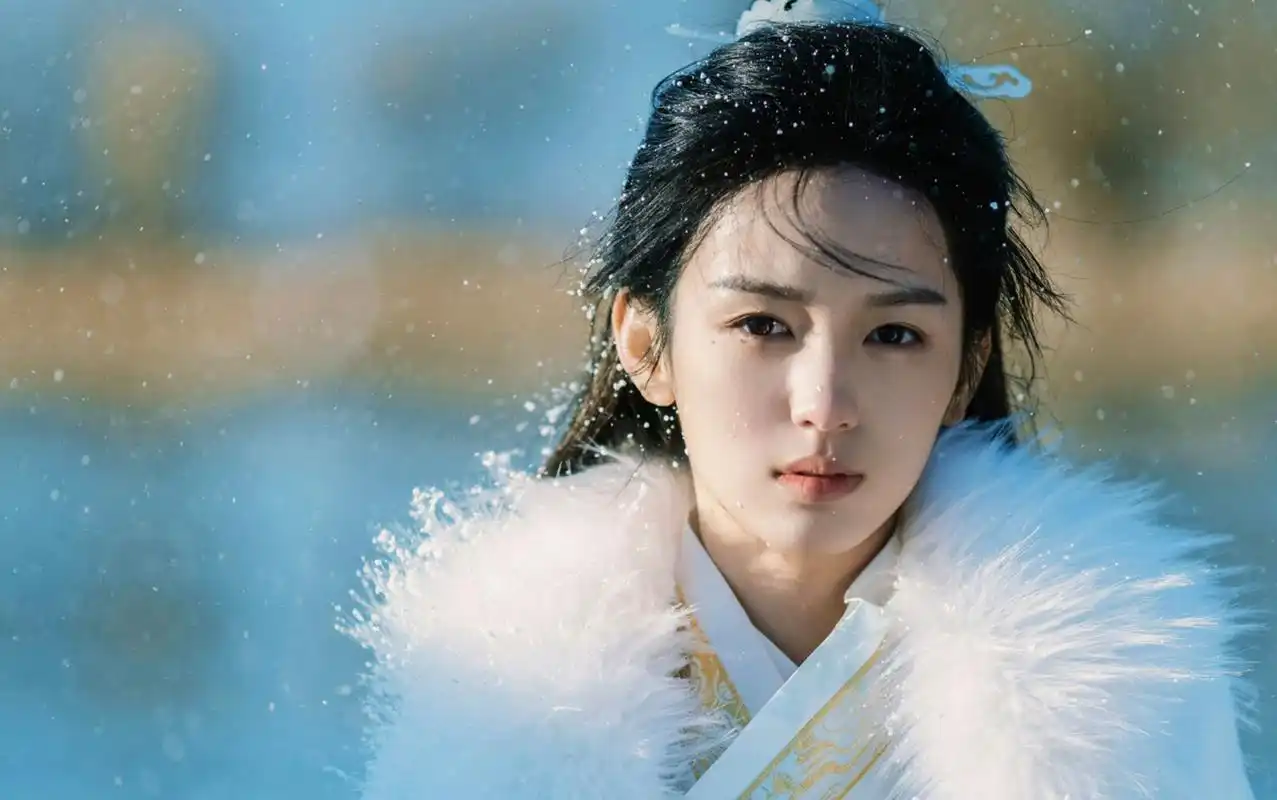 今日大雪,周也发布了一组古装男装造型,柔美少女变翩翩公子,俊朗无比!