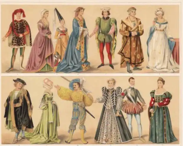 服装史中世纪服装