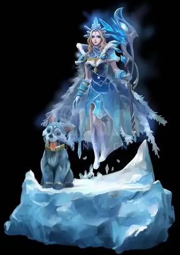 自己画的同人至宝冰女后面会做成手办