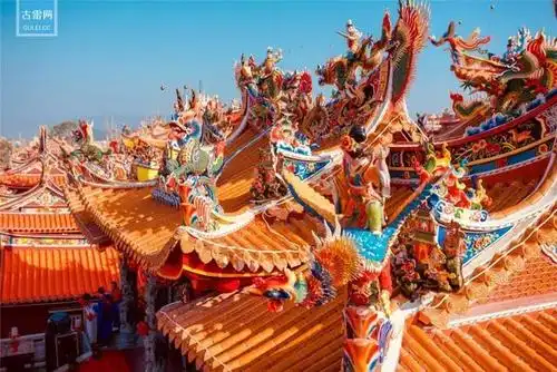 古雷镇汕尾妈祖庙重建落成庆典众神巡安新港城