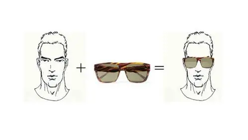 根据脸型选墨镜,帅气是你的