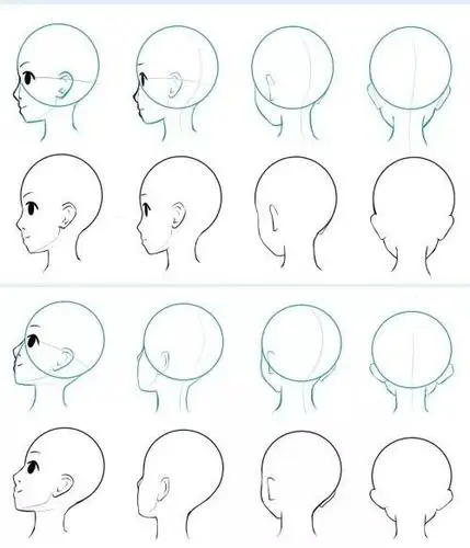 动漫人物头部怎么画教你如何正确绘画头部技巧