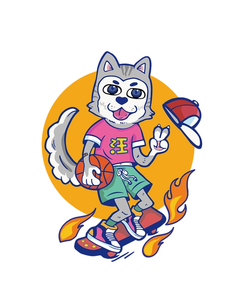 二哈卡通 ip形象 设计