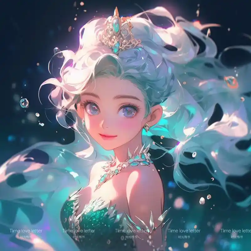 美人鱼公主王子情侣头像 - 抖音