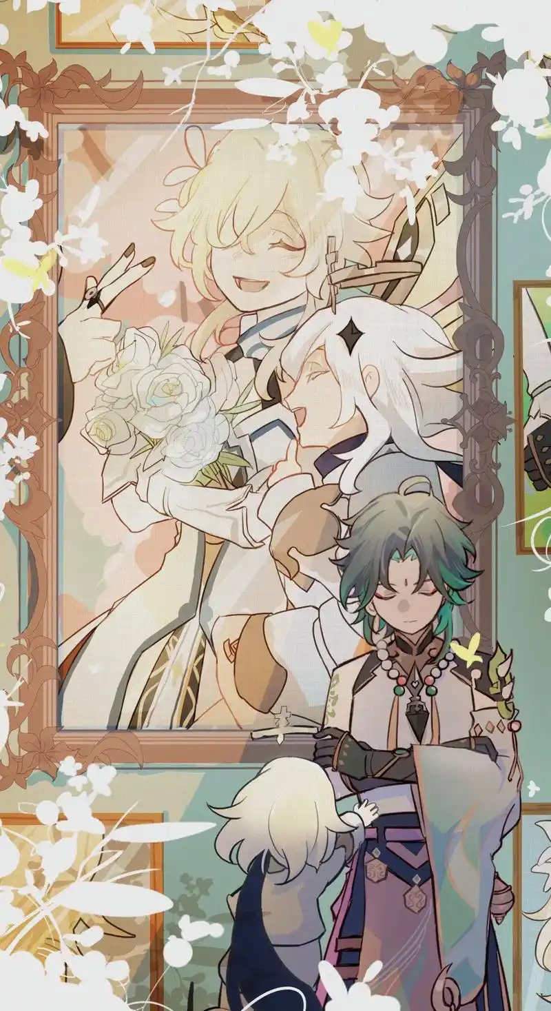 原神  #魈 #魈荧 #钟离 原图找#老福特 侵权删,真的 - 抖音