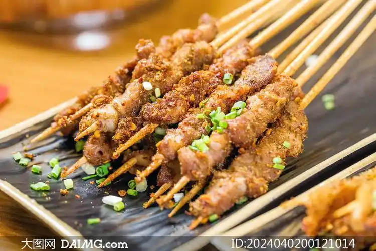 烧烤店美食羊肉串图片素材_photo_daimg_html