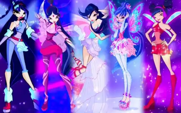 魔法俏佳人妙莎全部变身,好像是位华裔角色?