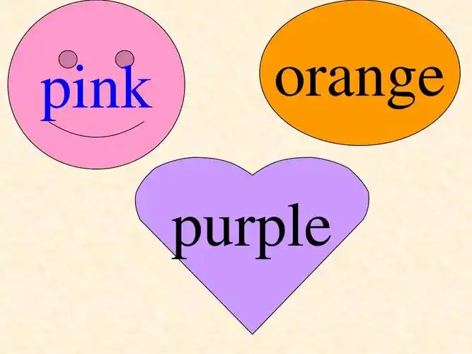 版四年级英语unit1_he_looks_like_a_cook课件ppt pink orange purple