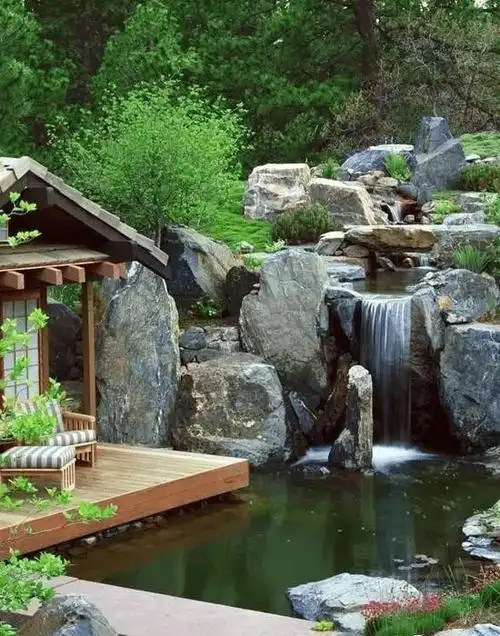 庭院风水池(客家风水池)