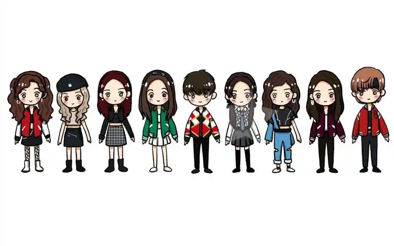 the9新年手书the9新年快乐呀the9东方卫视春晚造型刘雨昕虞书欣许佳琪