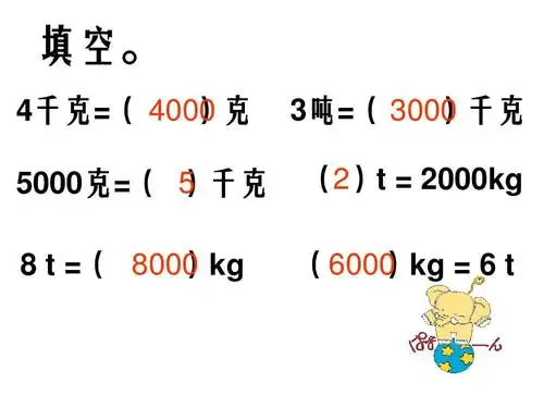 《一吨有多重》课件ppt