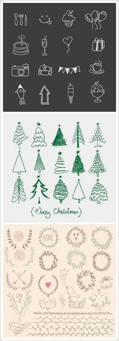 表情 点缀手帐简笔画素材材材简笔画点缀小圆点简笔画背景的装饰背景