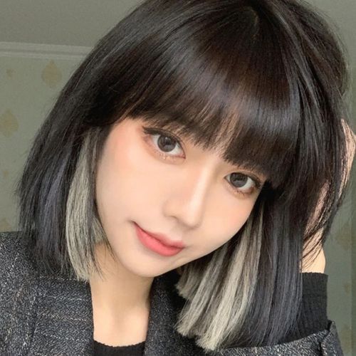 网红同款挂耳染彩色发片无痕长发自然隐形挑染发真发长发女lisa