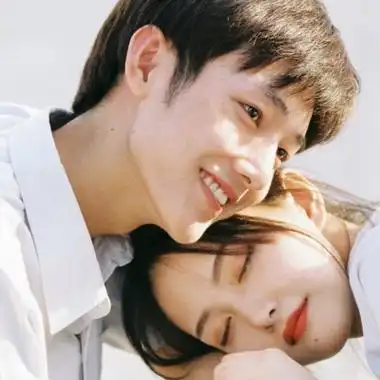 ins超火双人情侣头像真人高清图片