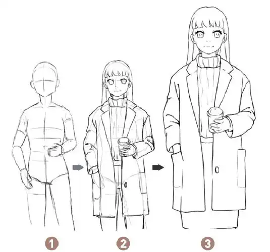 卡通毛衣,外套和羽绒服的绘制方法 - 应图马课堂