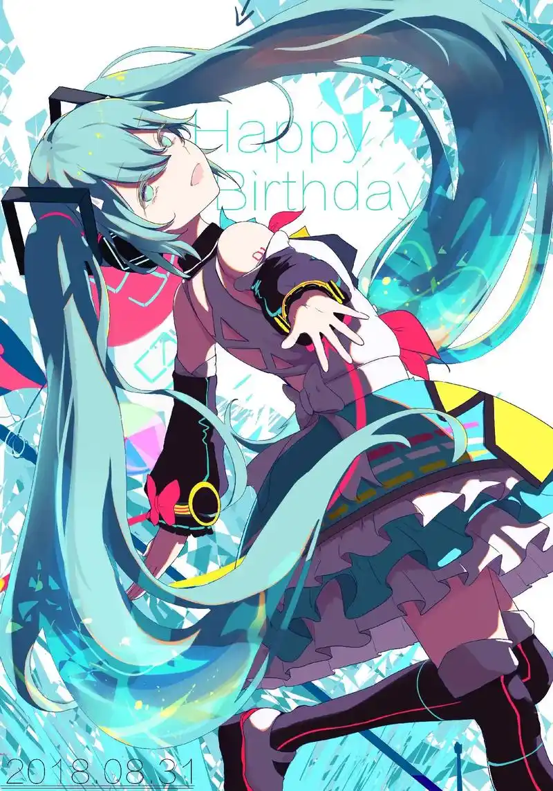 呐,和我一起去往二次元的世界吧 #初音未来 #雷电将军 # - 抖音