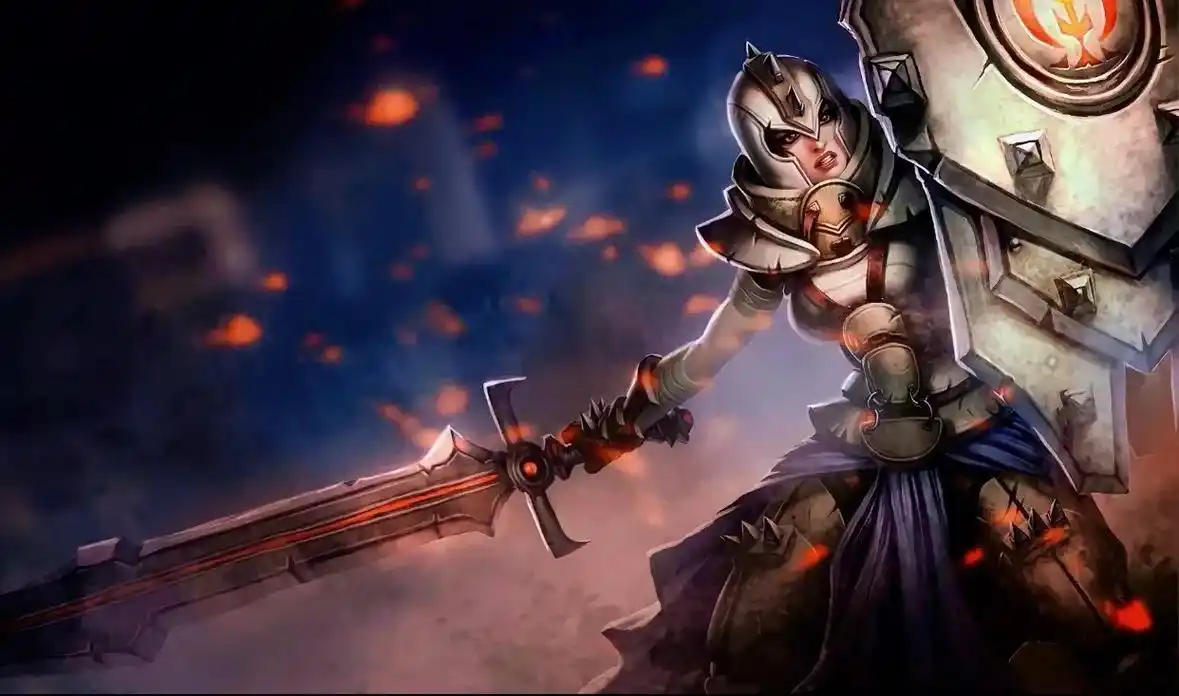 曙光女神-蕾欧娜.软辅眼中的蕾欧娜:"一身盔甲,连身材都露不 - 抖音