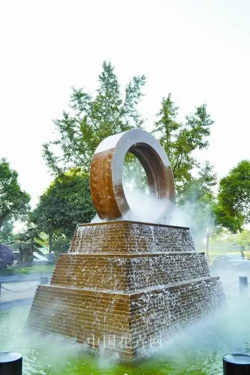 曼妙水景雾升腾特色资材图