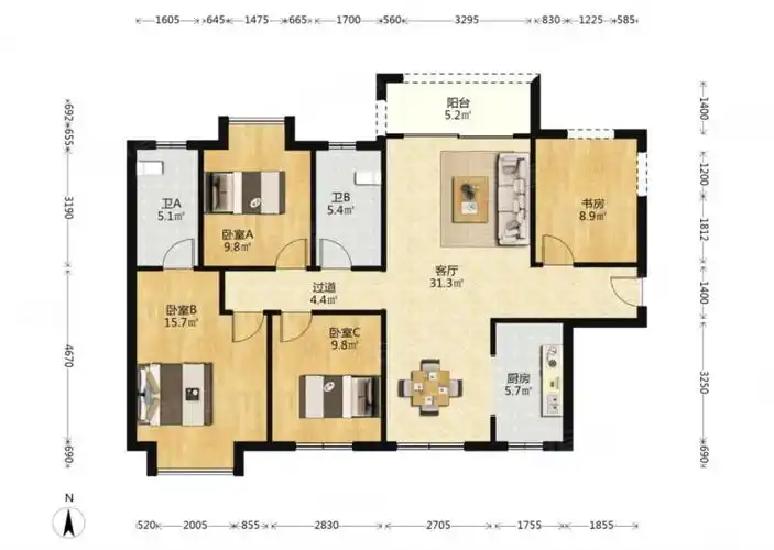 克拉美丽山庄 业主急售 价格好谈 看房有钥匙