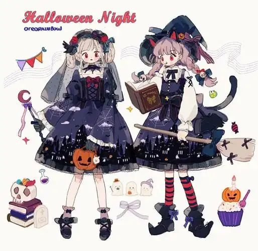 【精选动漫】可爱小女生全身图,卡哇伊