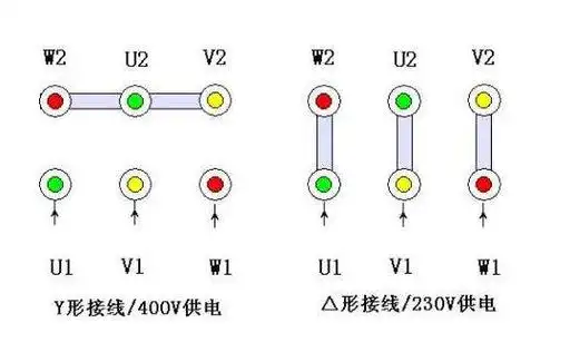 三相电机改单相运行的图解,3种接法一目了然